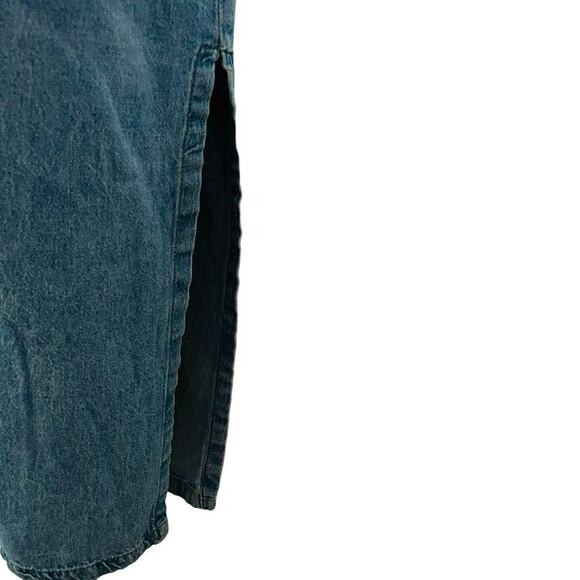 Vintage NY Style Denim Sleeveless Dress Jean Womens Small - Picture 4 of 9